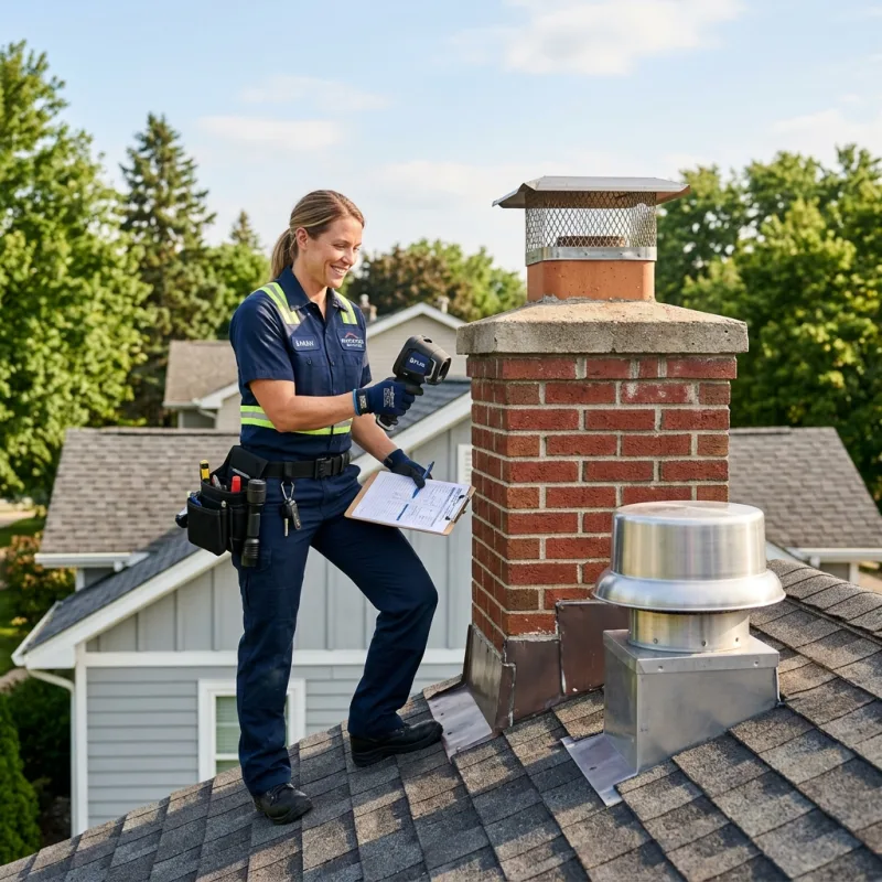 Technician removing a deceased bird from an indoor space in Lynbrook